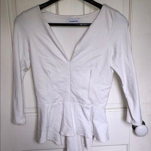 Bebe jersey material peplum